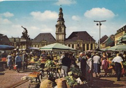 Delcampe - ZS43120 Altes Rathaus Und Markt  Mannheim   2  Scans - Mannheim