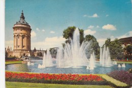 Delcampe - ZS43126 Mannheim An Wasserturm     2  Scans - Mannheim