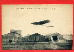 BRON 1918 AERODROME DE BRON AVIATION CACHET MILITAIRE 2 E GROUPE AVIATION CARTE EN TRES BON ETAT - Bron
