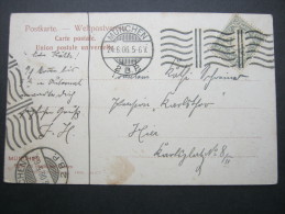 1906, MÜNCHEN, Maschinenstempel Klar Auf Karte - Cartas & Documentos