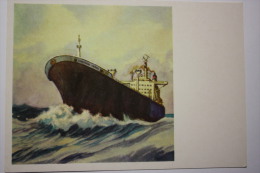 "SOVIET OIL" (1980) USSR PC -  Tanker (ship) - - Tankers