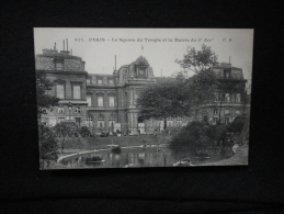 Paris 03  : Mairie. Square Du Temple. - Arrondissement: 03