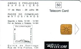PORTUGAL PRIVEE SIZA EM MATOSINHOS EXHIBITION GLOSSED CARD 28000 EX RARE - Portugal