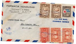 Honduras Old Cover Mailed To USA - Honduras