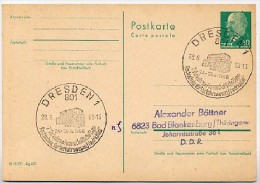 VERKEHRSWISSENSCHAFTLICHE TAGUNG Dresden 1968 Auf  DDR Postkarte P75 - Autres & Non Classés
