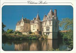 SAINT MATHIEU (87 Haute-Vienne) Château ROCHER XV° Siècle (RARE Avec Cadre Blanc Circulé 1991 Voir Détails 2scan) MW695 - Saint Mathieu