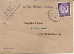 INGLATERRA CC CORREO MILITAR FIELD POST OFFICE SELLO WILLDINGS - Lettres & Documents