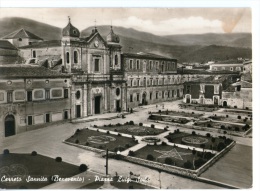 Bellissima Cartolina Anni 50   " Cerreto Sannita (Benevento) Piazza Luigi Sodo   " - Benevento