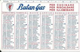 CAL230 - CALENDARIETTO 1967 - BUTAN GAS - Petit Format : 1961-70