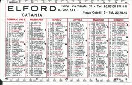 CAL237 - CALENDARIETTO 1975 - ELFORD - CATANIA - Formato Piccolo : 1971-80