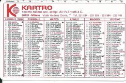 CAL239 - CALENDARIETTO 1976 - KARTRO - Small : 1971-80