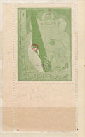 ALGERIE N° 363A +9F S 1F VERT ET ROUGE SURTAXE AU PROFIT DES COMBATTANTS TACHE MARRON AU VERSO NEUF - Unused Stamps