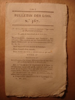 BULLETIN DES LOIS De 1811 - ORGANISATION DEPARTEMENT DE LA LIPPE ALLEMAGNE - COTE D'OR HAUTE VIENNE TARN ET GARONNE - Decreti & Leggi