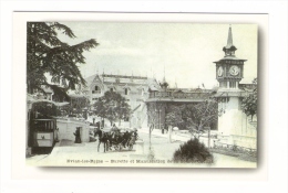 FUNICULAIRE  D´ EVIAN - NEUVECELLE  /  LE  TRAMWAY  À  LA  BUVETTE  CACHAT , EN  1898  /  CPM  édition  2002 - Strassenbahnen