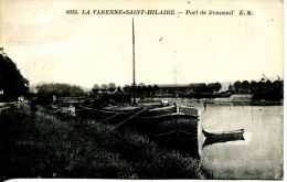 N°34901 -cpa La Varenne Saint Hilaire -port De Bonneuil- Péniche- - Péniches