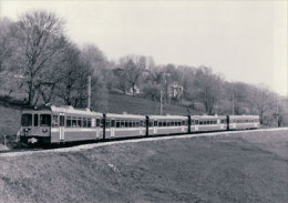 Chemin De Fer Nyon-St Cergue-Morez, Train à Le Muids, Photo 1986 BVA, NStCM 154.7 - Arzier-Le Muids