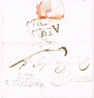 5266. Carta Entera Pre Filatelica ALBESA (Lérida) 1807 - ...-1850 Prephilately