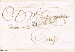 5267. Carta Entera Pre Filatelica AGER (Lerida) 1788 - ...-1850 Vorphilatelie