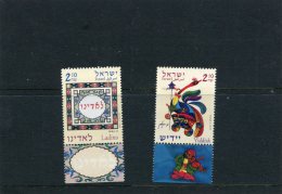 ISRAEL 2002 Y&T 1605-1606** Cote 3 - Neufs (avec Tabs)