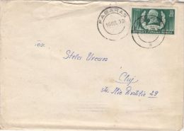 I. L. CARAGIALE, WRITER, STAMPS ON COVER, 1952, ROMANIA - Lettres & Documents