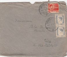 KING MICHAEL, STAMPS ON COVER, 1946, ROMANIA - Cartas & Documentos