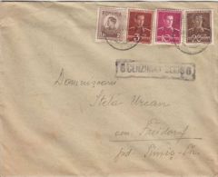 KING MICHAEL, STAMPS ON COVER, CENSORED BEIUS NR 6, 1945, ROMANIA - Briefe U. Dokumente