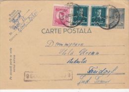 KING MICHAEL, CENSORED BEIUS NR 9, PC STATIONERY, ENTIER POSTAL, 1944, ROMANIA - Briefe U. Dokumente