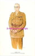 GÉNÉRAUX En 1944-1945-aquarelle De SISS-n°6-général DOYEN-détachement Armée Des Alpes - Historia