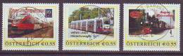 0446x: Personalisierte Marken, Gestempelt- Alles Eisenbahnmarken, Alle Mit €uro- Zeichen - Timbres Personnalisés