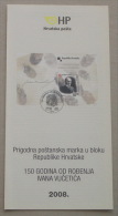 IVAN VUCETIC ( Juan Vucetich - Argentina ) - Croatia Post Postage Stamp Prospectus * Dactylography Dactyloscopie Police - Politie En Rijkswacht