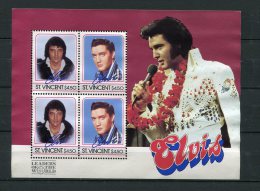 St. Vincent 1985 Sheet Sc 881 Mint Elvis Presley Cv $17.00 - Elvis Presley