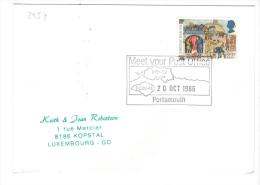 VER2957 - GRAN BRETAGNA 1986 , Post Office . Portsmouth - Storia Postale
