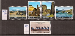 IJsland     Y/T   387 / 390   +  391   (X) - Used Stamps