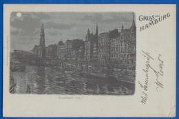 Deutschland; Hamburg; Dovefleet; Gruss Aus AK; 1899 - Mitte