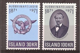 IJsland     Y/T   408 / 409   (X) - Used Stamps