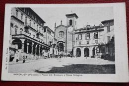 MONCALIERI ( PIEMONTE ) PIAZZA VITTORIO EMANUELE E CHIESA COLLEGIALE - Moncalieri