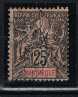 MARTINIQUE 1892 OBL Y&T 38 - Gebraucht