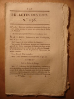 BULLETIN DES LOIS De 1807 - FLOTTAGE BOIS VALLEE NEUSTADT ALLEMAGNE - FILS DE PROFESSEURS ECOLES DE DROIT - DESERTEURS - Decretos & Leyes