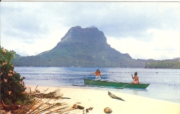 ETR -  BORA-BORA- Baie De Vaitape, Borabora - Pêche à La Tombée Du Jour - Tahiti