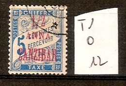 Zanzibar Taxe 1 Oblitéré  Côte 12 € - Used Stamps