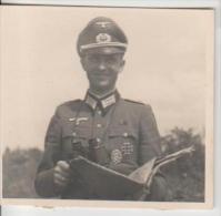 Moldova - Bessarabia - Historical Romania - Basarabia - WW2 - German Nazi Officer - Old Photo 64x60mm - Moldova