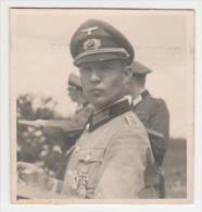 Moldova - Bessarabia - Historical Romania - Basarabia - WW2 East Front - German Nazi Officer - Old Photo 62x64mm - Moldova