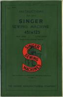 Singer Sewing Machine 451k125 - Matériel Et Accessoires