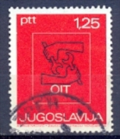 YU 1969-1317 INTERNATIONAL YEAR WORKORGANIZATION ILO, YUGOSLAVIA, 1v, Used - Used Stamps