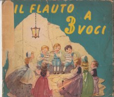 C1245 - Albo Illustrato Liana - Collana Gli Albi Di Pippo : IL FLAUTO A 3 VOCI Ed.La Sorgente Anni '50 - Old