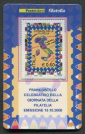 ITALIA TESSERA FILATELICA 2008 - GIORNATA DELLA FILATELIA - 276 - Philatelic Cards