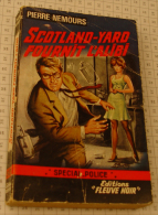 Pierre Nemours, Scotland Yard Fournit L'alibi, Fleuve Noir, Couverture Noire Bande Rouge Spécial Police, 1966 - Fleuve Noir