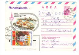 VER3032 - RUSSIA , Lettera Da TALLINN ESTONIA Del 1981 - Balonmano