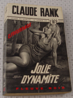 Claude Rank, Jolie Dynamite, Couverture Grise Trame Espionnage 1967 - Fleuve Noir