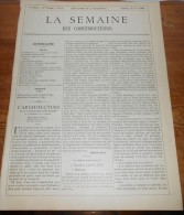 La Semaine Des Constructeurs. N°52.  23 Juin 1888. Petits Hôtels à Courbevoie. Seine. Grilles De Jardin Et Fenêtre. - Revistas - Antes 1900